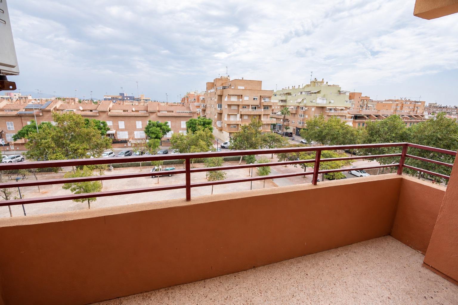 Terraza del piso en alquiler en Puerto de Sagunto
