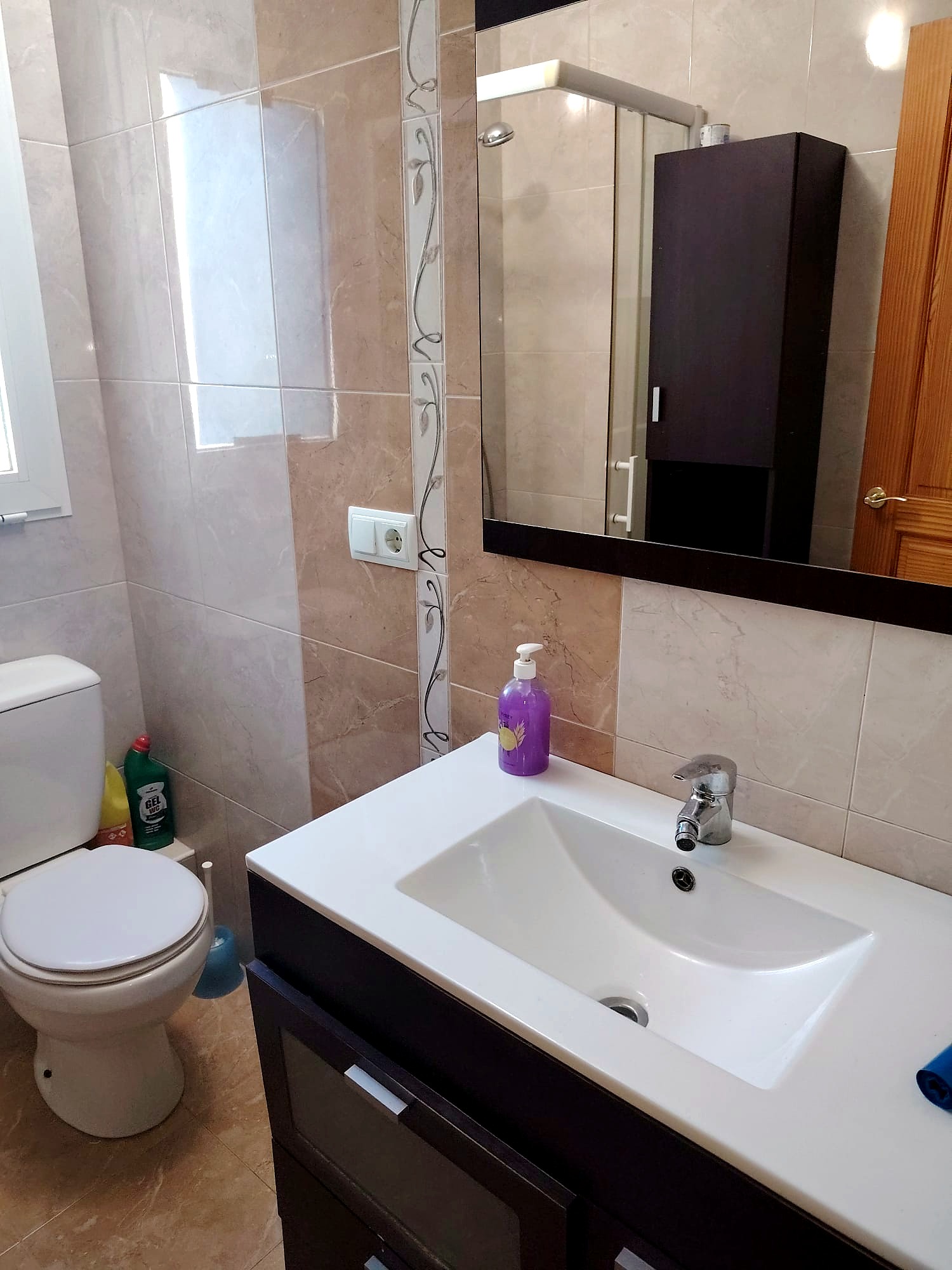 Lavabo y mobiliario del baño