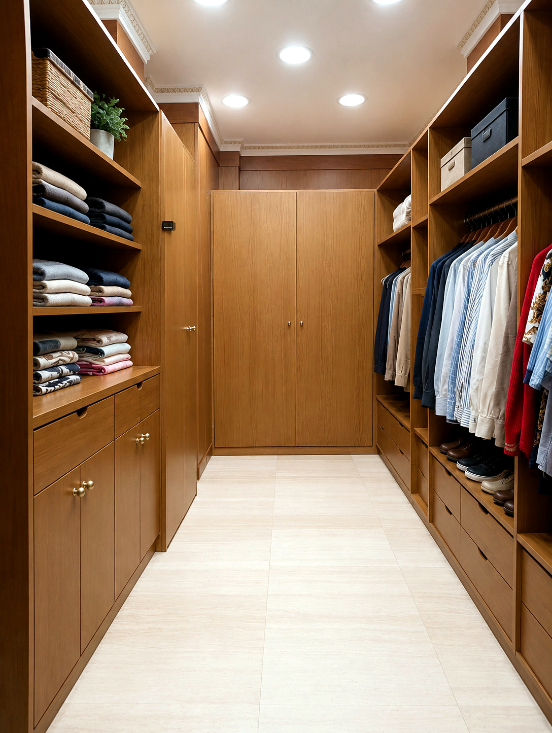 Vestidor de una de las suites