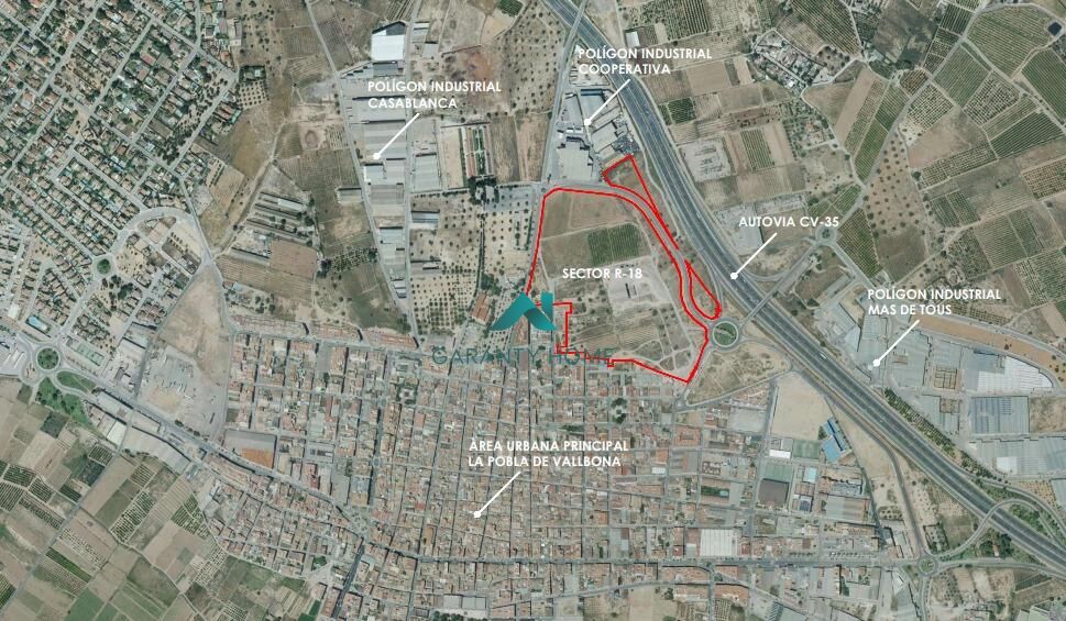Terreno urbano en La Pobla de Vallbona