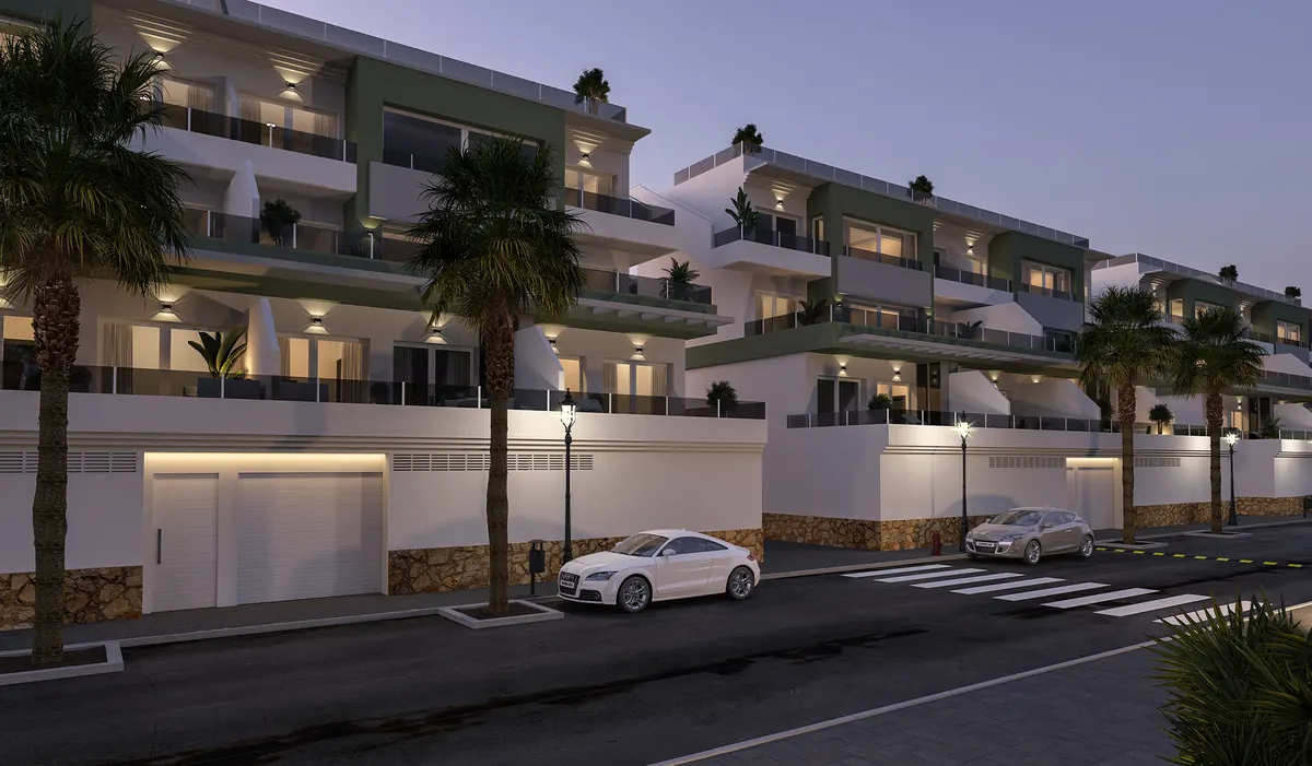 Vistas panorámicas desde la promoción de apartamentos en Xeresa