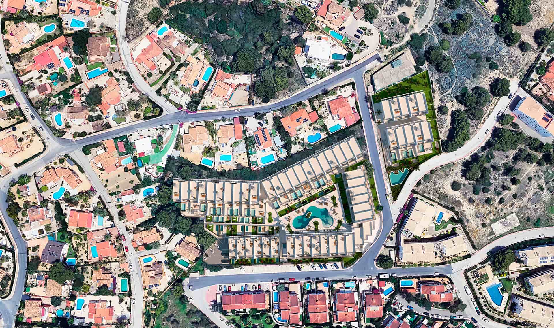 Apartamentos y bungalows con piscina en Alfaz del Pi — imagen 2